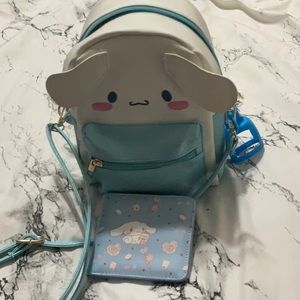 Cinnamoroll convertible crossbody & accessories
